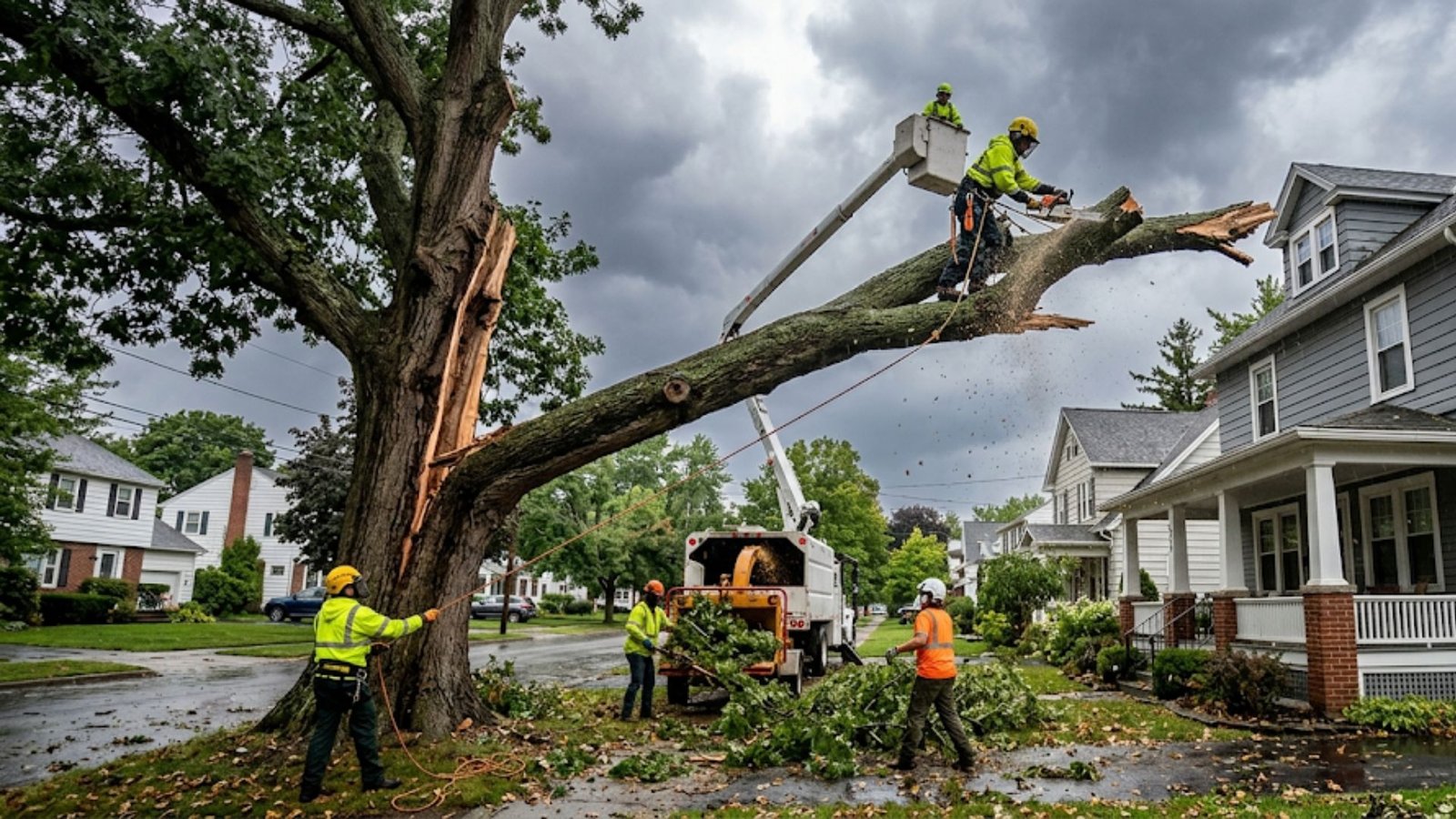 Emergency Tree Removal in Rochester NY After Storm Damage