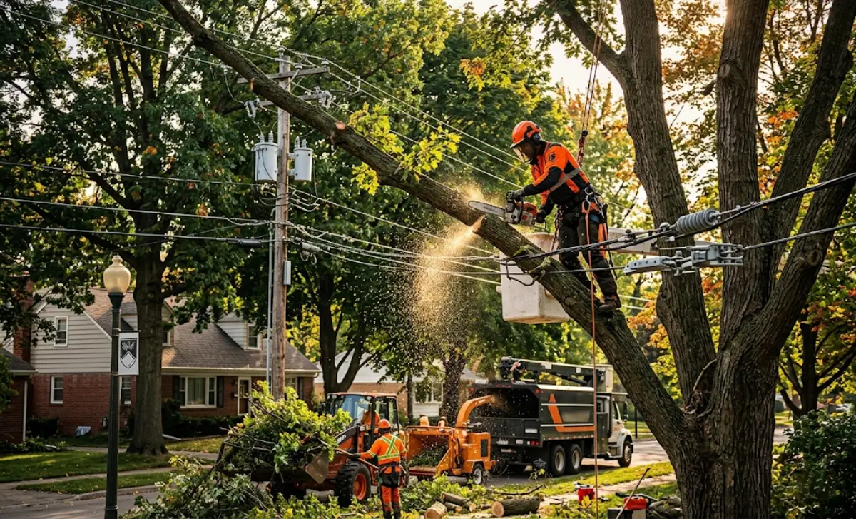 Expert Solutions for Hazardous Tree Removal: Navigating Power Lines in Rochester