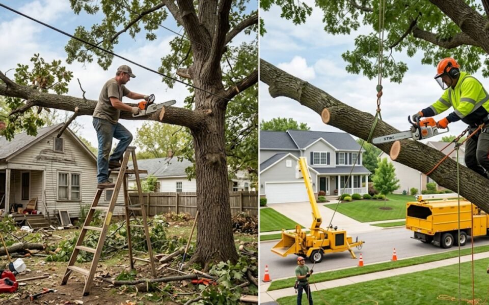 Tree Cutting Service vs. DIY